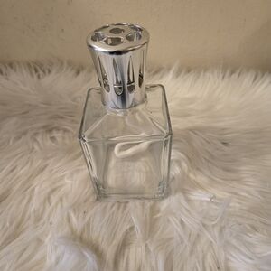 Lampe Berger Paris Clear Glass Reed Diffuser Bottle with Silver Cap